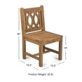 thumbnail image 6 of Ash & Ember Luna Grade A Teak Dining Chair, Weather Resistant Patio Dining Chair, 6 of 6