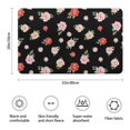 thumbnail image 3 of Pioneer Flower Floral Print Pattern Bathroom Rugs Mat, Non Slip Microfiber Bathroom Rug with Rubber Backing, Soft Mats for Bathroom Floor Tub Shower, 20"x32", 3 of 5