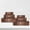 Chocolate, variant on Superior Sadie Zero Twist Cotton Solid Hand Towel, Set of 6, Chocolate