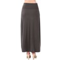 thumbnail image 3 of KOGMO Womens Classic Maxi Skirt with Foldable Wide Waistband (S-3X), 3 of 6