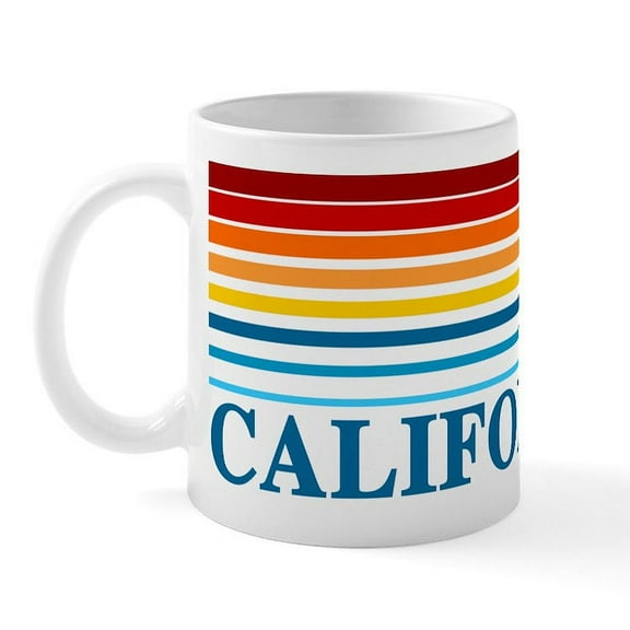 CafePress - California Mug - 11 oz Ceramic Mug - Novelty Coffee Tea Cup