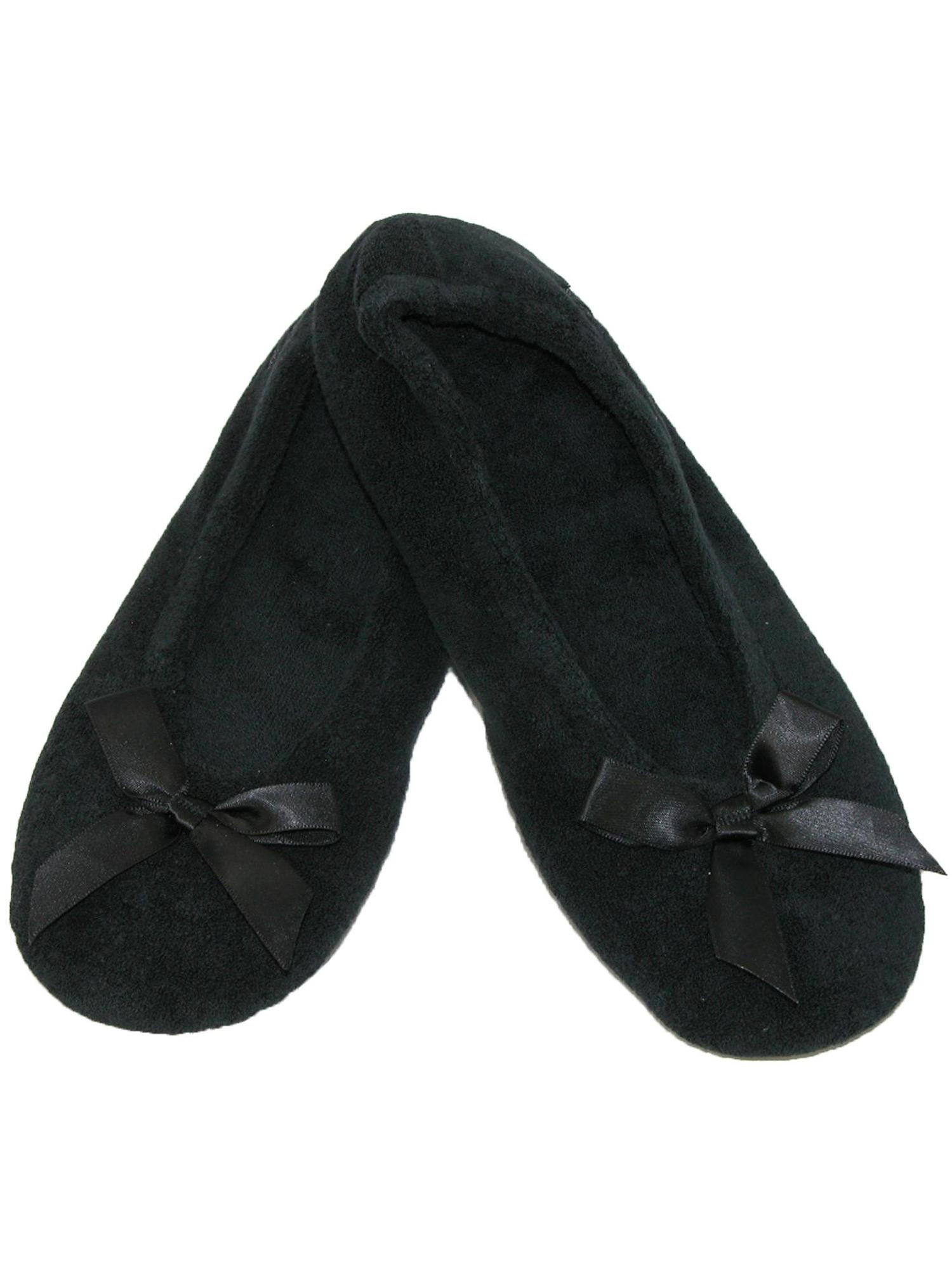 black isotoner ballerina slippers