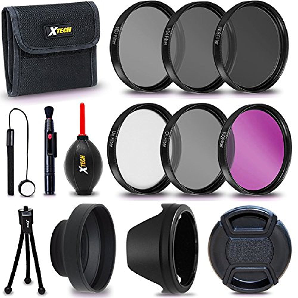 58mm 3 Piece Camera Lens Filter Kit with UV CPL & FLD Filters for Canon EF 28mm f/1.8 USM