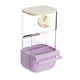 thumbnail image 5 of Comedero para pájaros con percha, antisalpicaduras y antimanchas violeta, 5 of 9