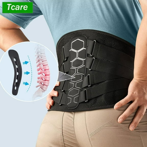 Back Brace for Lower Back Pain Relief, Lumbar Support Belt with Soft Pad for Sciatica, Herniated Disc & Scoliosis