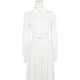 thumbnail image 5 of Cinturón delgado trenzado para mujer, cordón de cintura, decoración retro casual para vestidos, camisetas, cinturones pequeños 39.0x0.3" blanco, 5 of 6