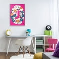 thumbnail image 4 of Stupell Industries Eclectic Floral Bloom Letter J Gray Framed Giclee Art, 20 x 30, by Hannah Byatt, 4 of 8