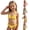 Green, variant on Girls' 2 Piece Floral Print Knot Front Ruched Triangle Bikini Swimsuit 13-14 Years Pink