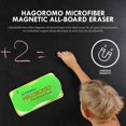 thumbnail image 2 of [Hagoromo] Microfiber Eraser Pad Small, Green, 2 of 3