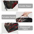 thumbnail image 4 of Herdesigns Eagles Carry Case Compatible with Nintendo Switch 2017 & Oled 2021, with 20 Game Card Slots, 4th of July Patriotic Theme Portable Travel Carrying Case Pouch for Accessories & Games, 4 of 8