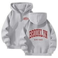 thumbnail image 2 of Hoodies for Women 2025 Brooklyn New York Hoodie Long Sleeve Loose Graphic Y2K Hoody Hooded Sweatshirt Women Pullover, 2 of 4