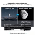 thumbnail image 4 of JINTU 420-1600mm f8.3 Manual Telephoto Zoom Lens for Canon EOS 70D, 80D, 90D, Rebel T3, T3i, T5, T5i, T6i, T6s, T7, T7I, T8I, SL3, EOS 5D, EOS5D IV, 6D II, 7D II SLR Cameras, 4 of 10