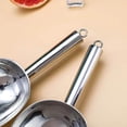 thumbnail image 7 of IMossad Ice Scoop, Stainless Steel Shovel Scoops Kitchen Utility Scoops Set, Bar Ice Scooper for Ice Maker Freezer Coffee Bean Food Candy Flour Popcorn Round Bottom, 7 of 7
