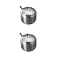 thumbnail image 3 of Toystoory Sugar Bowl Coffee Tea Spice Jar Container Cooking Kitchen Seasoning Pot Salt Integrated Supplies Design Gadgets Plata tipo 1 L 2piezas, 3 of 6
