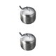 thumbnail image 2 of Tarro de especias Advancent Acero inoxidable Plata tipo 1 2piezas con cuchara y tapa, 2 of 6