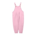 thumbnail image 3 of Girls' Casual Sleeveless Jumpsuits Toddler Girl Summer Clothes Rompers with Pockets Adjustable Wide Leg Jumpsuit Cute Outfits for Girls 13-14 Years Girls Fashion, 3 of 9
