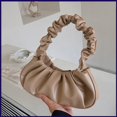 thumbnail image 4 of blind492 Mujeres Plisado Axilas Bolso De Moda Simple Con Hebilla Magnética Color Sólido Hombro De Cuero Pu, 4 of 4