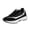 Black, variant on EKVAHL Women's Orthopedic Sneakers, Lace‑Up Trail Tennis Shoes, Wide Width Arch Support Walking Shoes for Outdoor Travel Daily Stroll Black