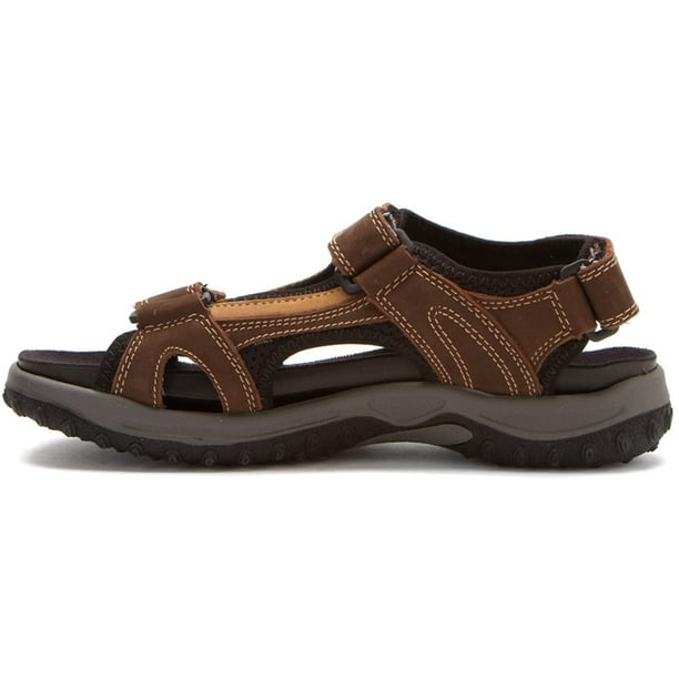 Drew Warren Mens Orthopedic Sandals BRN tan CMB Walmart