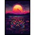 thumbnail image 1 of Fundas para cartas Realm Guard Neon Retro Black Lotus 66 x 92 mm, 1 of 4