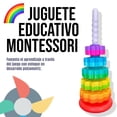 thumbnail image 3 of Blackbox Torre Apilable Arcoíris Montessori – Juguete Educativo para Bebés y Niños | Desarrollo Psicomotriz y Coordinación Mano-Ojo, 3 of 5