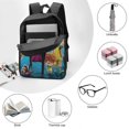 thumbnail image 3 of Hotel Transylvania Cartoon Backpacks Basic Shoulder Daypack Bookbag Satchel Knapsack Rucksack-XTYD1843, 3 of 3