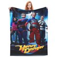 thumbnail image 1 of Manta de franela ultra suave y acogedora de Henry Danger para picnic para niños, niñas y adultos, mantas de felpa ligeras y esponjosas para sofá, cama, sofá, sala de estar, 1 of 6