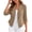 Khaki, variant on Qiopertar Women's Casual Blazer Short Sleeve Pullover Top Solid Color Suit Jacket Fashion Office Work Professional Formal Coat, Light Blue M