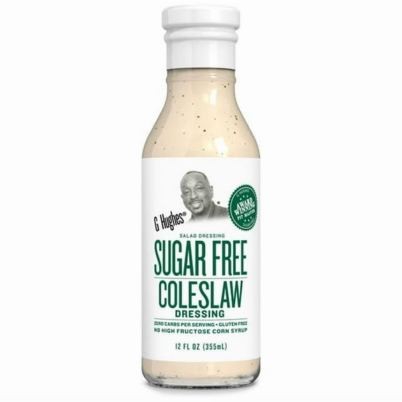 G Hughes Sugar Free Coleslaw Dressing, 12 oz, Pack of 4