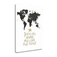 thumbnail image 2 of Tangletown Fine Art 'Joy to the World' by Jo Moulton Textual Art on Wrapped Canvas, 2 of 2