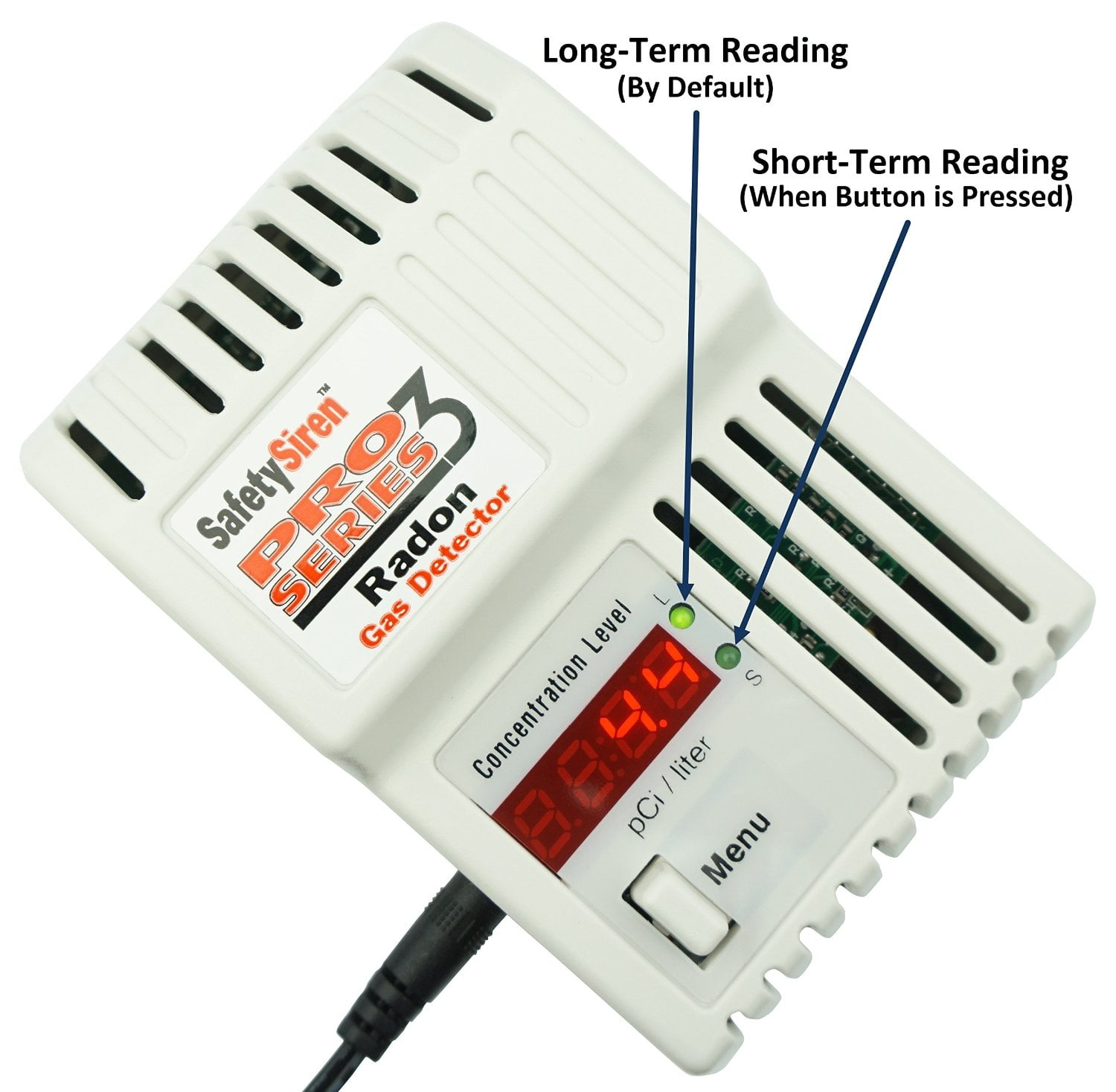 Detector de radón equipo Sniffing El 1er equipo capaz de localizar radón