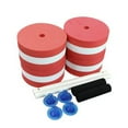 thumbnail image 2 of CRAFTHROU Water Aerobic Dumbells 2Pcs Red for Resistance Exercises in Spa, 2 of 7
