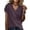 Dark Purple, variant on OIOLOYJM Women's Short Sleeve Sweater 2026 Spring Summer V Neck Cap Sleeve Lightweight Pullover Tops Business Dressy Casual Work Blouses Royal Blue L
