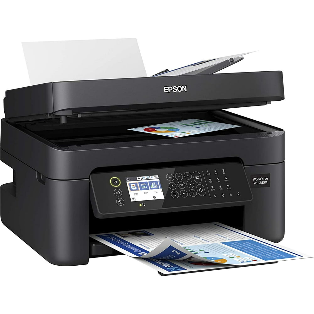 Epson Workforce WF2850 Wireless AllinOne Color Inkjet Printer