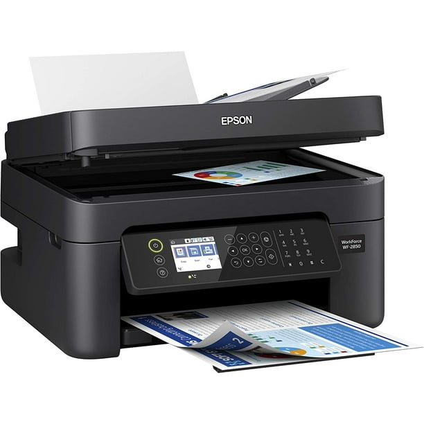 Epson Workforce Wf 2850 Wireless All In One Color Inkjet Printer Print Copy Scan Fax 2318