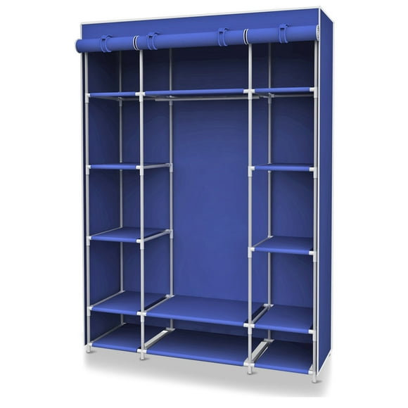Sunbeam SC01507 Armoire de Rangement avec Étagères, Marine