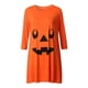 thumbnail image 3 of Decoración de Halloween decoraciones de Halloween camisón para mujeres embarazadas embarazo Halloween vestido con estampado del diablo ropa(Buy 2 Save 10%), 3 of 9
