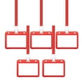 thumbnail image 2 of Clearout Tool Series:Red 5Pc Vaccination Record 4X3 Inch Card Holder Vaccine Hard Plastic Card Holder (Including Rope) Vaccination Card Protector Holder 4, 5Pc Card Holder, By Meiiso, 2 of 9