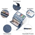 thumbnail image 6 of FALAN MULE Wallets for Women Trifold Wristlet Wallets Large Capacity RFID Blocking Ladies Purse Credit Card Holder, 6 of 7