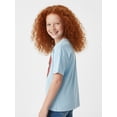 thumbnail image 5 of Spider-Man Girls Heart Eyes Graphic Tee with Short Sleeves, Sizes 4-16, 5 of 5