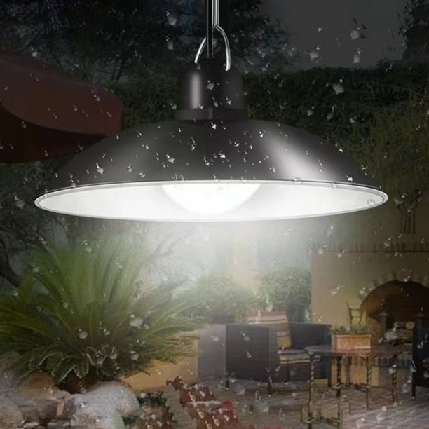 Lámpara colgante Solar de doble cabezal lámpara de pared impermeable para Tmvgtek interior y exterior candelabro remoto para acampar en casa