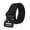 Black, variant on Adjustable Web Belt for Men & Women, Durable Nylon/Polyester Casual Waist Belt, Trim to Fit for Jeans, Work & Outdoor Use