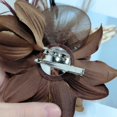 thumbnail image 6 of Elegant Flower Brooch for Women Feather Wedding Party Dance Banquet Pins Hairpins for Lady Floral Hat Lapel Dress Suit Ceremony Accessories Corsage Brooches Vintage CZ Jewelry Gifts Favors, 6 of 12