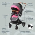 thumbnail image 4 of Carriola para bebe y Portabebe para auto - Giro de 360°- Doble Orientación - Compacta, Liviana y Plegable, 4 of 10