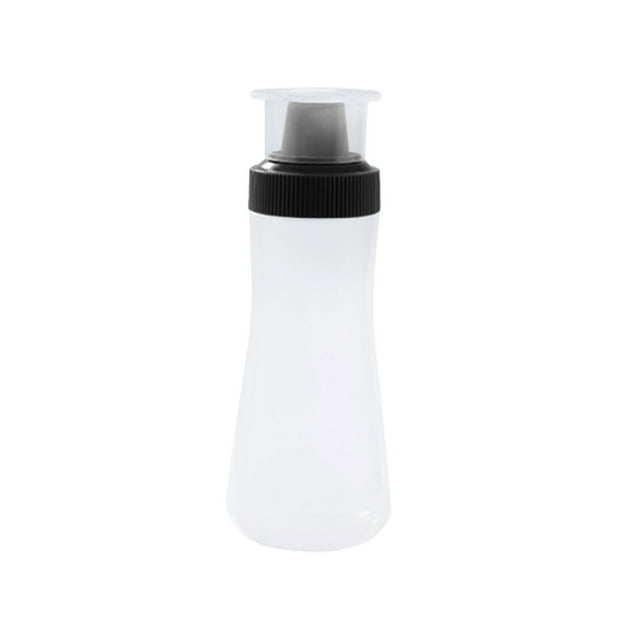 Bottles with Caps,Condiment Squeezing Bottles 11 Ounces with Flip Top Cap Hot Condiment Bottles Squeezing for Condiments Oil Icing Liquids