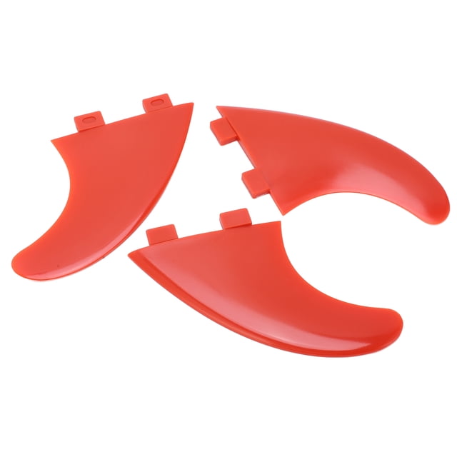 3PCS Surfboard Fins Fiber Thruster Paddle Board Fin Replacement Detachable Center Fin Accessory For Longboard Upright Paddle Board