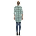 thumbnail image 4 of White Mark Women's Windowpane Plaid Tunic Top, 4 of 5