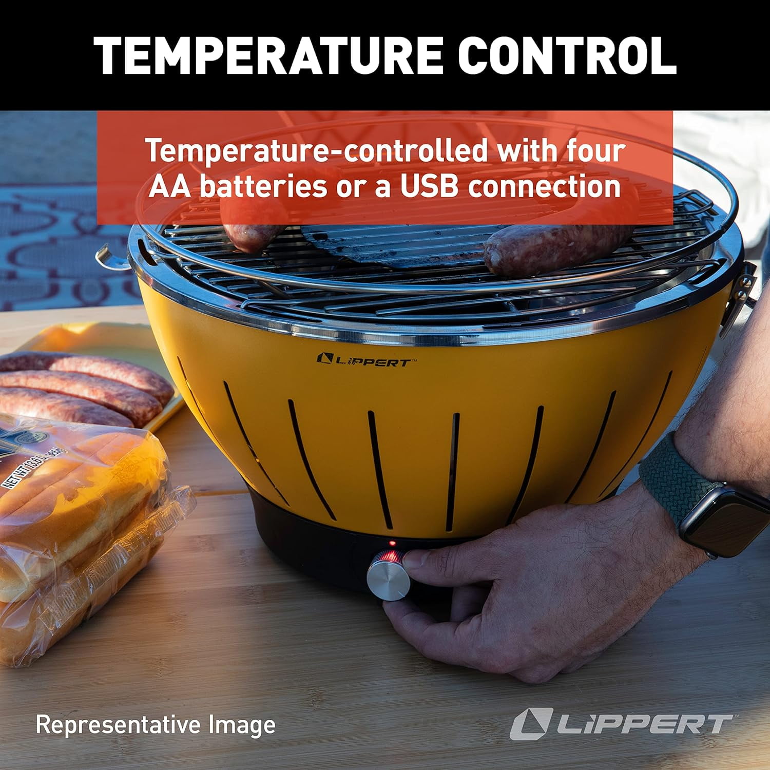 Lippert Odyssey Portable Charcoal Grill