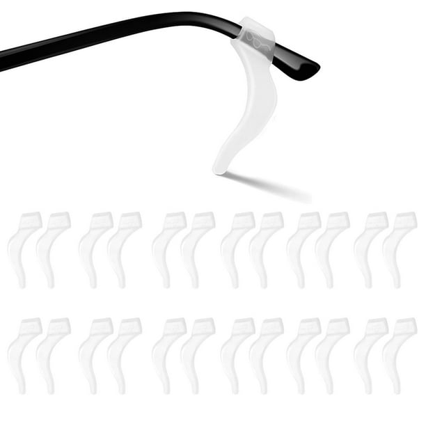 Glasses Ear Grips Silicone Anti-slip Holder, Eyeglass Temple Tips Sleeve  Retainer for Glasses, Sunglasses - Walmart.com