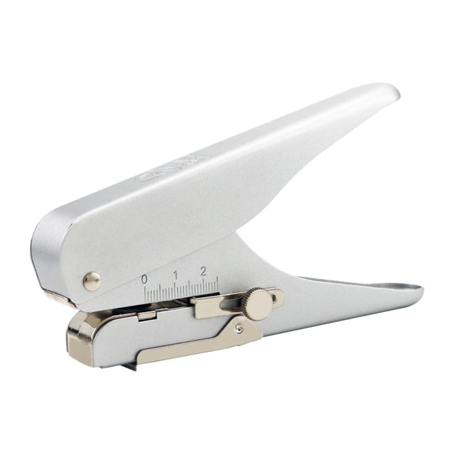 Perforadora de agujeros, perforadora de papel de mano ajustable de alta resistencia, banda de borde para manualidades con tarjetas, carpintería, papel 15 mm Gloria Alicates punzonadores